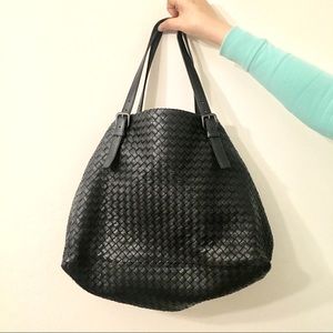 Bottega Veneta intrecciato Napa Cesta Large Tote